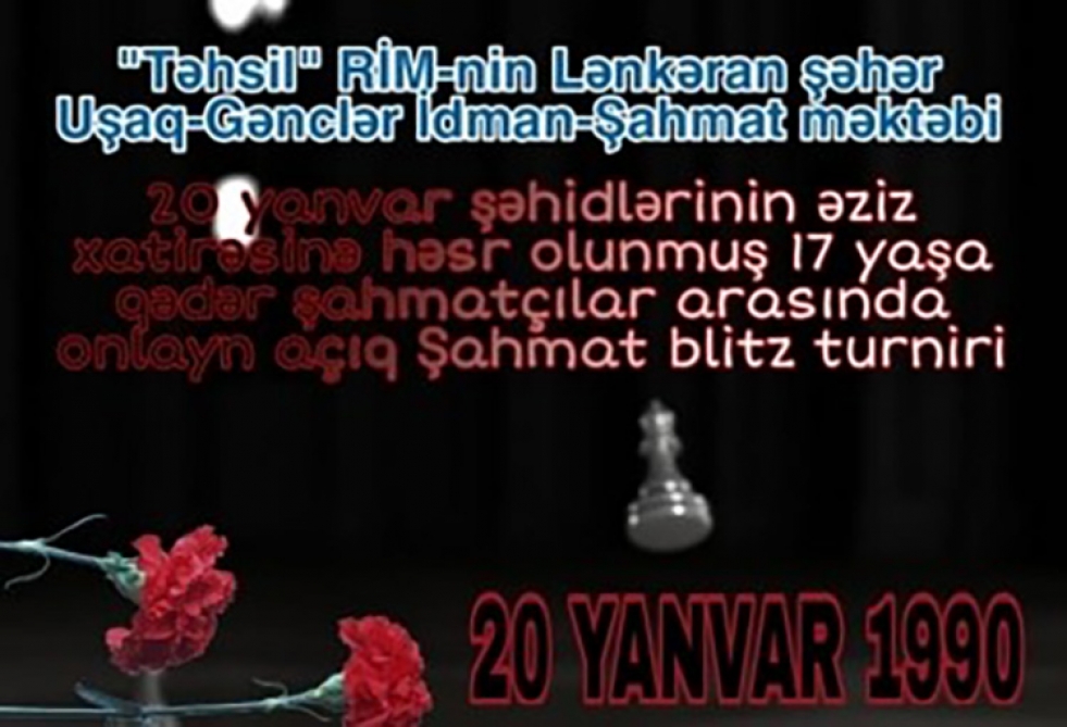 Onlayn şahmat turnirinin qalibləri müəyyənləşib